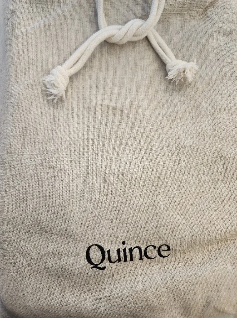 Quince European Linen Duvet Cover Twin Natural Chambray NWOT